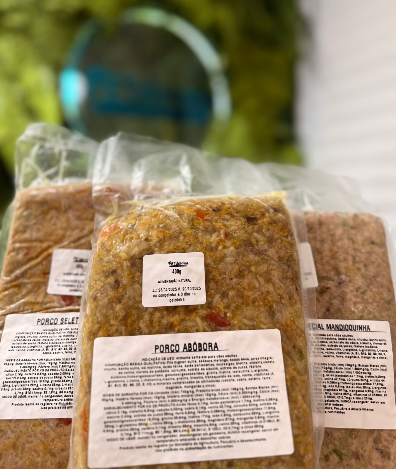 Alimentação natural para 20 dias